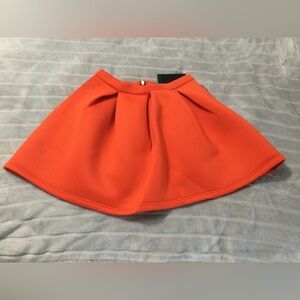 Diamond Supply Co Nuwave Mini Skater Orange Skirt Size XS